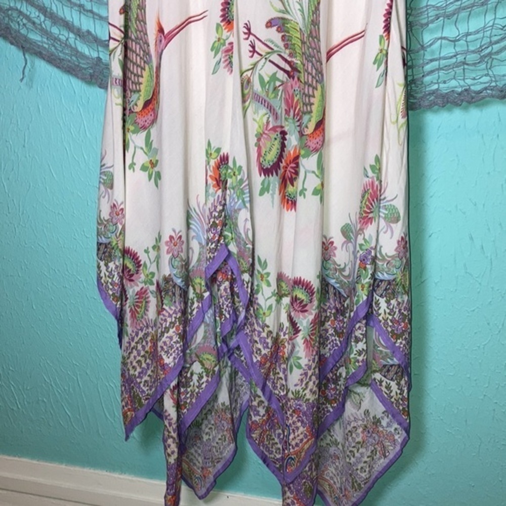 Anthropologie Analise Crane Bird Dress - Picture 4 of 10